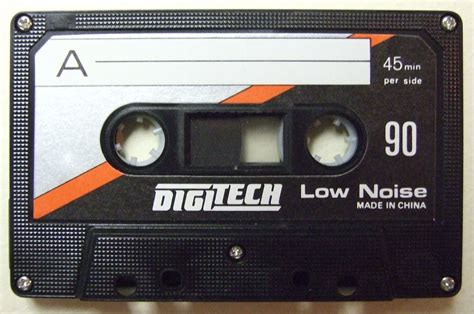 Tape noise, audio cassette (compact cassette) - sound effect