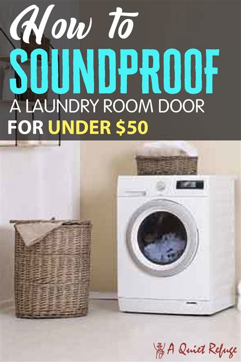 Noise in the laundry - sound effect