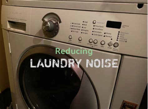 Noise in the laundry - sound effect