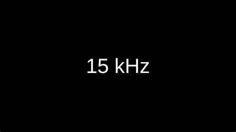 Signal 15000 hertz (15 khz, 10 sec) - sound effect