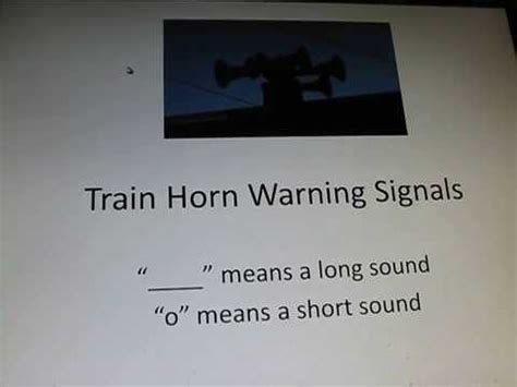 Horn signal become - sound effect