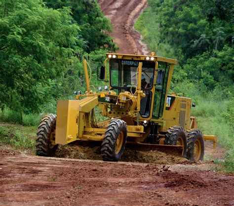 Motor grader caterpillar (2) - sound effect