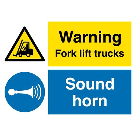 Truck signal, one horn - sound effect