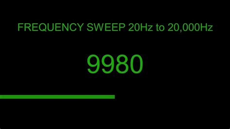 Sawtooth signal from 20000hz to 20hz - sound effect