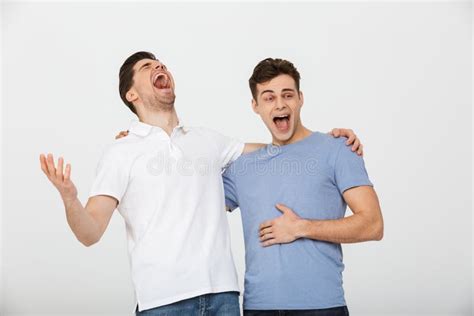 Two men laughing - sound effect