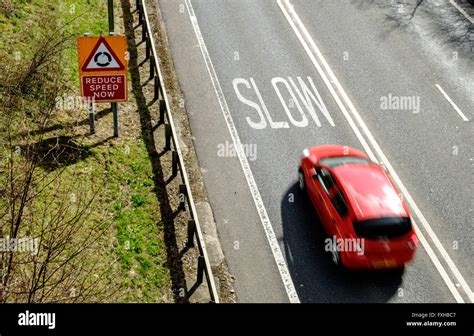 Vehicle is approaching quickly and slowing down - sound effect