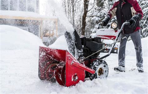 Snow blower working (3) - sound effect