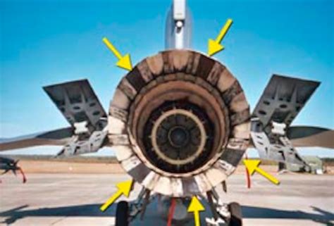 Fighter aircraft nozzles - sound effect