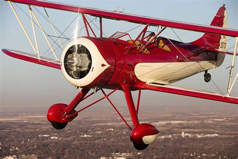 Cessna biplane flying by (2) - sound effect