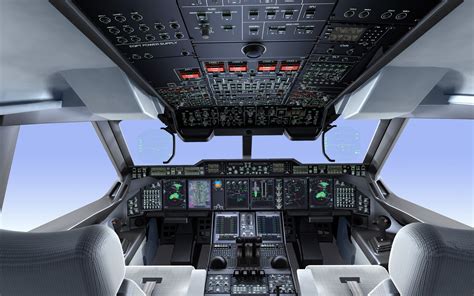 Aircraft cockpit: signals, sensors - sound effect