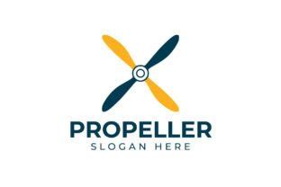 Airplane propeller in the air - sound effect