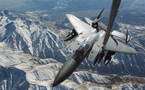 F-15 aircraft: flying high - sound effect