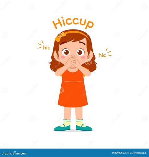 Girl hiccups - sound effect