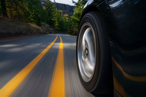 Car starts and drives away with a slight squeak of tires - sound effect