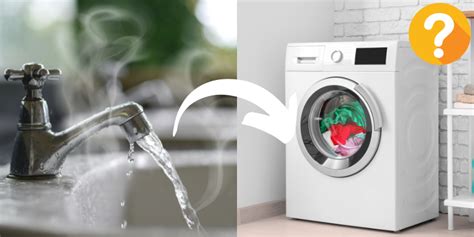 Washing machine, hot water - sound effect