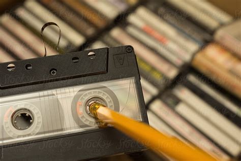 Cassette is being rewound - sound effect