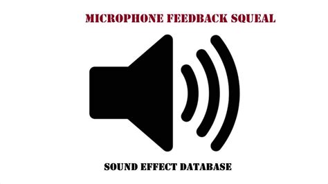 Microphone squeak - sound effect