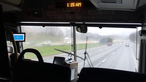 Bus wipers, audible from inside - sound effect