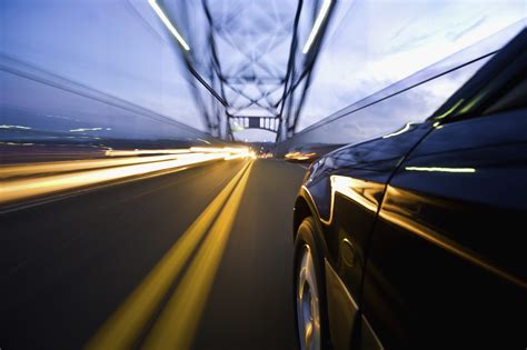 Car speeding over rough road - sound effect