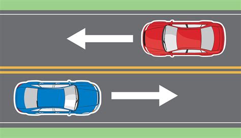 Cars pass from different sides - sound effect