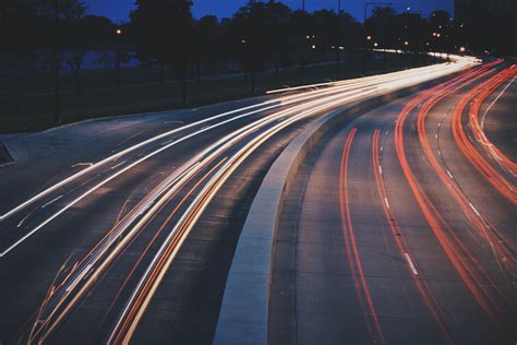 Freeway, fast traffic - sound effect