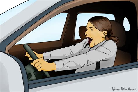 Braking, stopping, opening the car door - sound effect