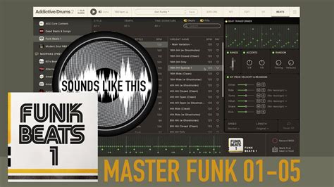 Drums master funk groove - sound effect