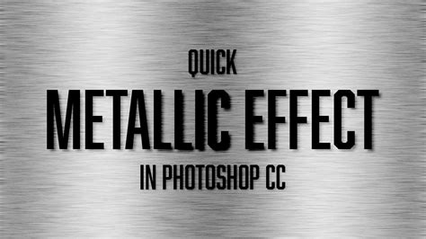 Metallic effect - sound effect