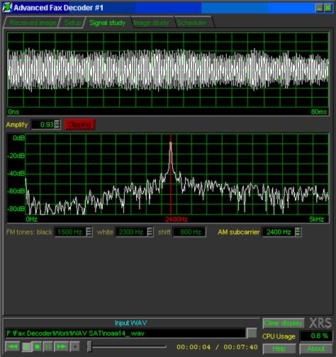 Fax signal - sound effect