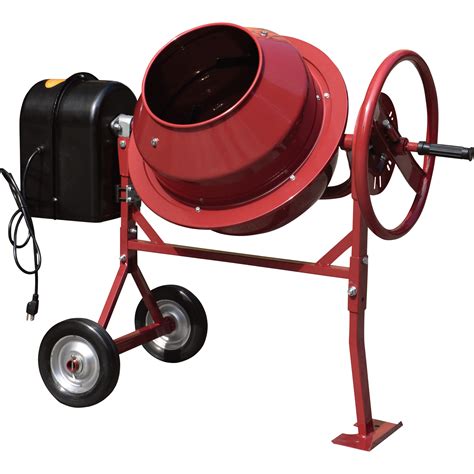 Concrete mixer small electric - sound effect