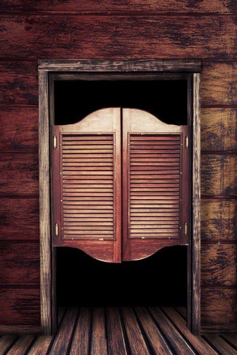 Door of some saloon, waving movements - sound effect