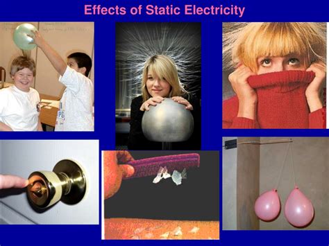 Effect of static electricity (2) - sound effect