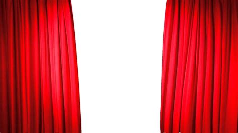 Large curtains open and close - sound effect