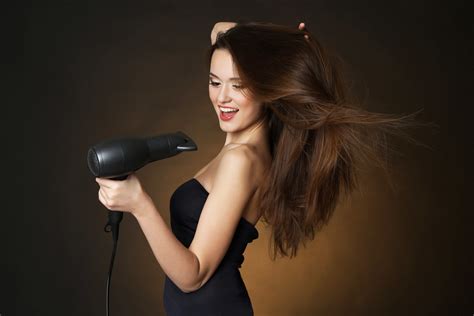 Big hair dryer drying hair - sound effect
