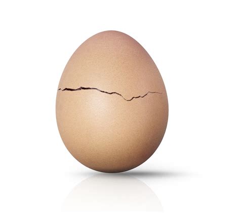 Chicken egg is cracking - sound effect