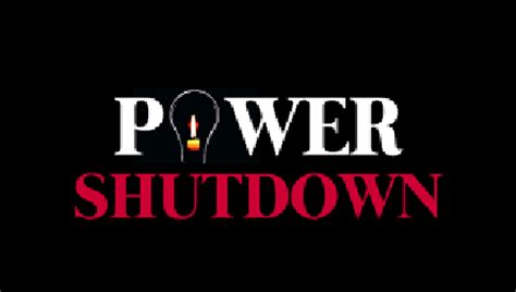 Shutdown sound, power drop