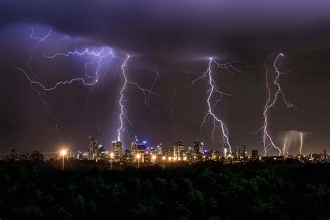 Rain with thunderstorm in the city (2) - sound effect