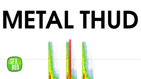 Dull metallic thud (2) - sound effect