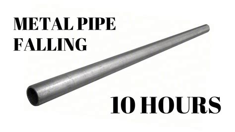 Falling steel pipe - sound effect