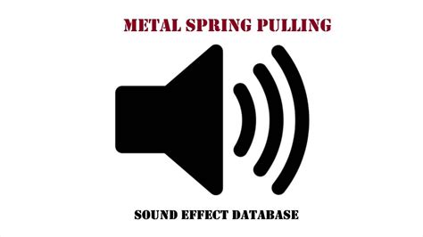 Pulling a metal object (echo effect) - sound effect