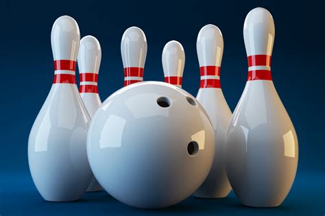 Bowling: the ball hits the pins - sound effect