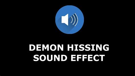 Hissing television signal with a demonic voice - sound effect