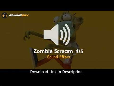 Zombie scream sound with echo effect (5)