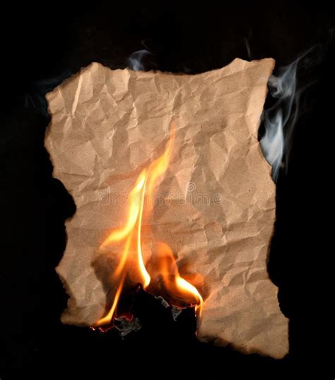 Burning paper, piece of newspaper - sound effect