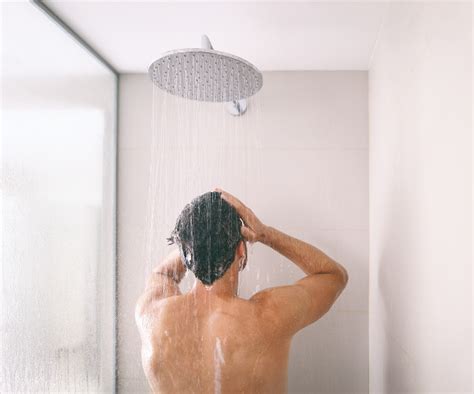 Man takes a shower - sound effect