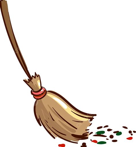 Broom, sweeping - sound effect