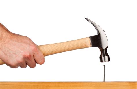 Hammer hammering a nail - sound effect