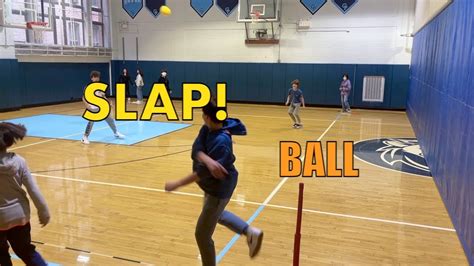 Slap of ball on the palm - sound effect