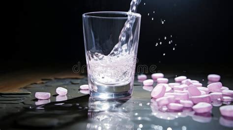 Tablet dissolves and hisses, aspirin - sound effect