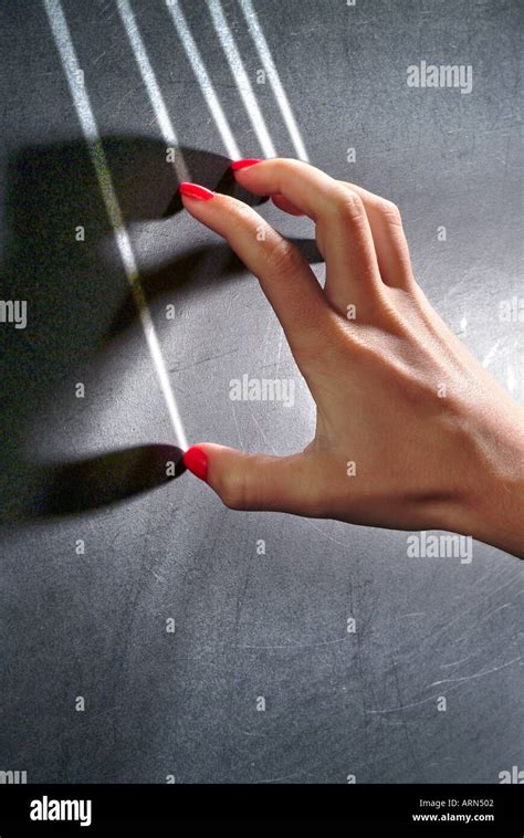 Scratching nails on the board - sound effect